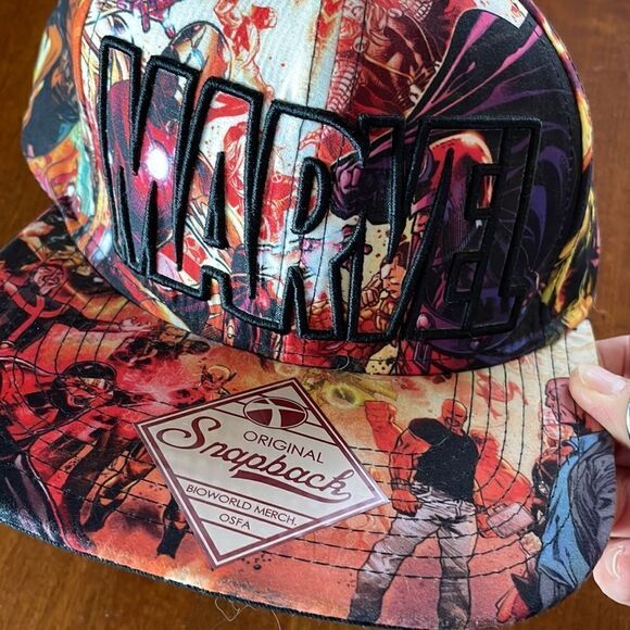 Marvel Spiderman Bioworld Snap Back Hat - Unisex - Picture 2 of 8